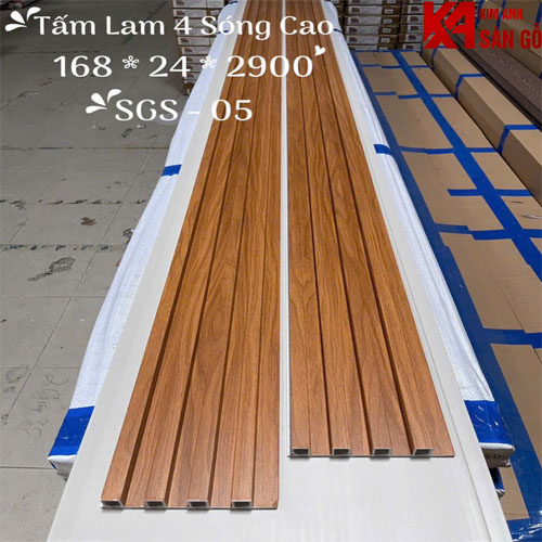 Tấm Ốp Tường Lam 4 Sóng Cao SG-05